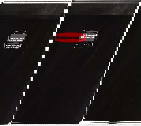 Replacement X-Cart Bag for Rubbermaid Commercial 1881750, Black, 2/Carton